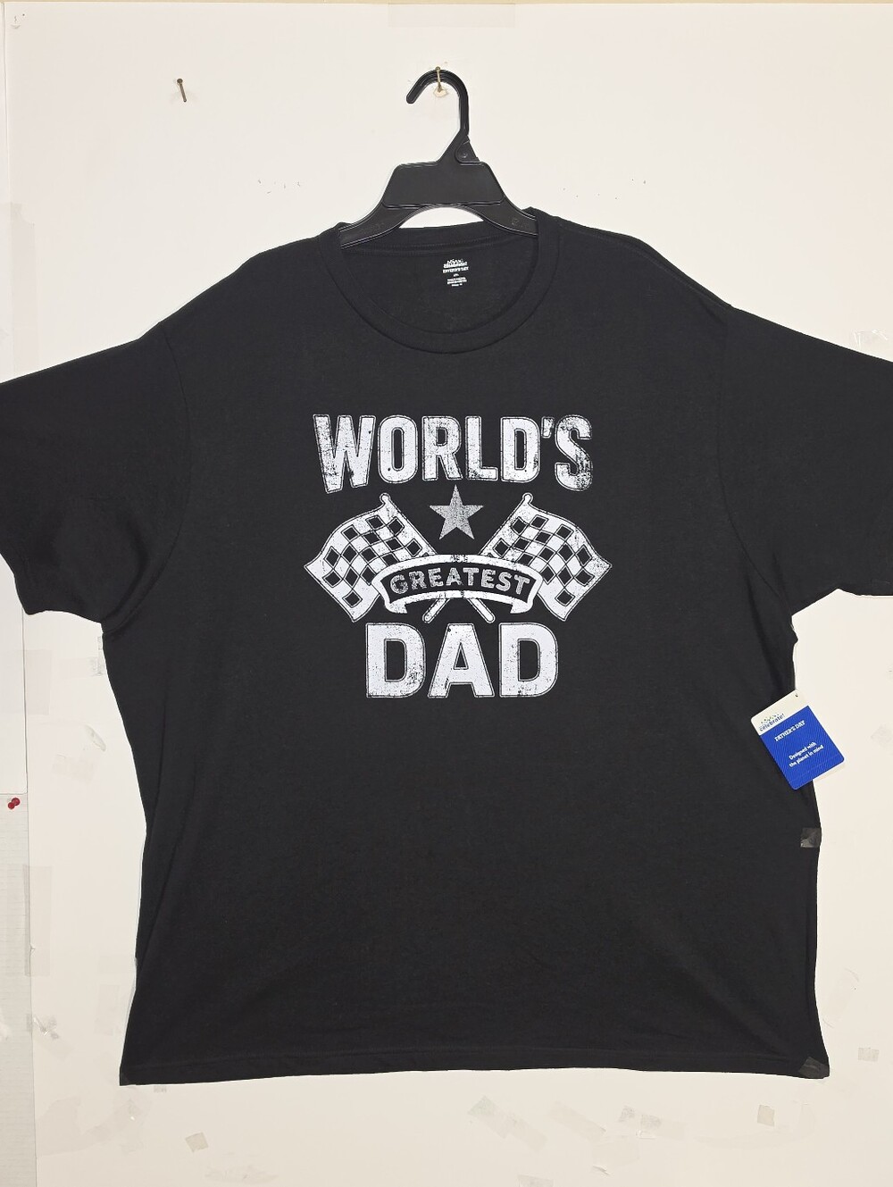World's Greatest Dad Graphic Tee - Black